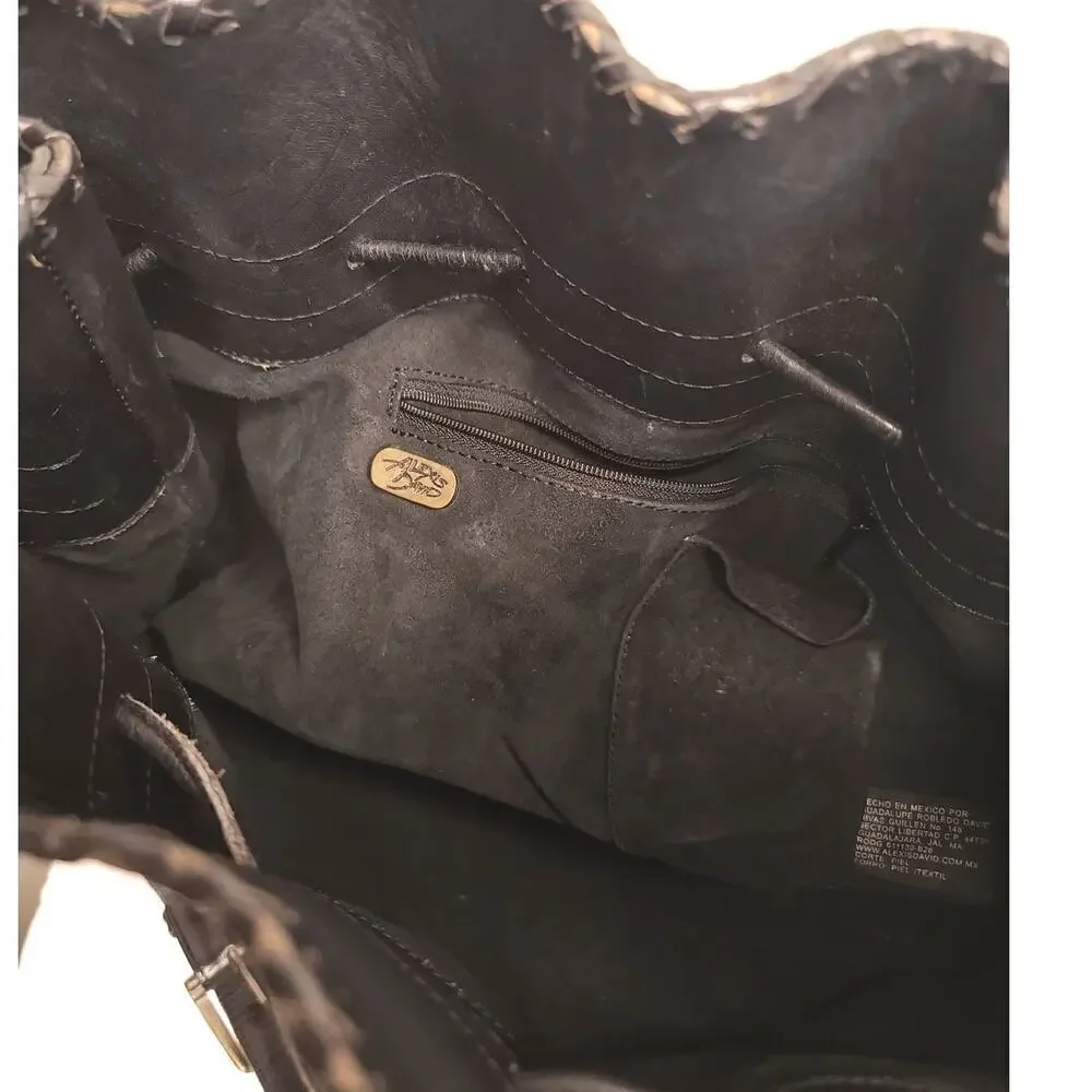 Alexis David Paola Leather vintage shoulder bag - Picture 9 of 9